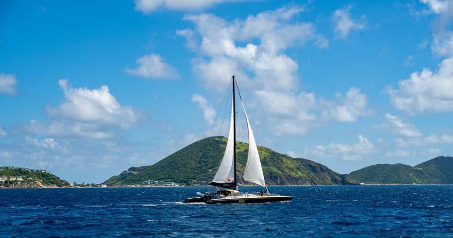 Basseterre: St. Kitts and Nevis Catamaran Tour with Lunch - The Snorkel Stop: A Sea-Only Cove Where Gear Is Included