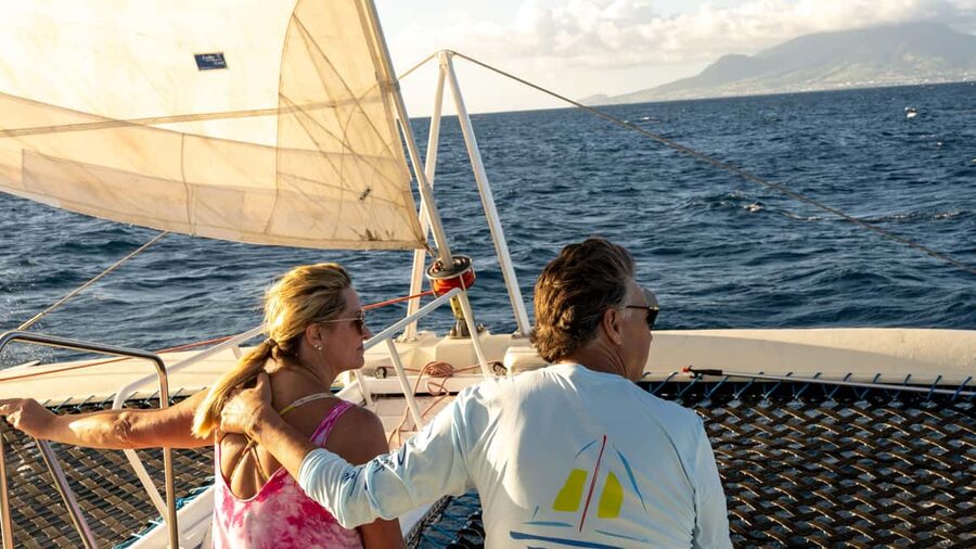 Basseterre: St. Kitts and Nevis Catamaran Tour with Lunch - Crew Energy, Music, and Those Small Service Details