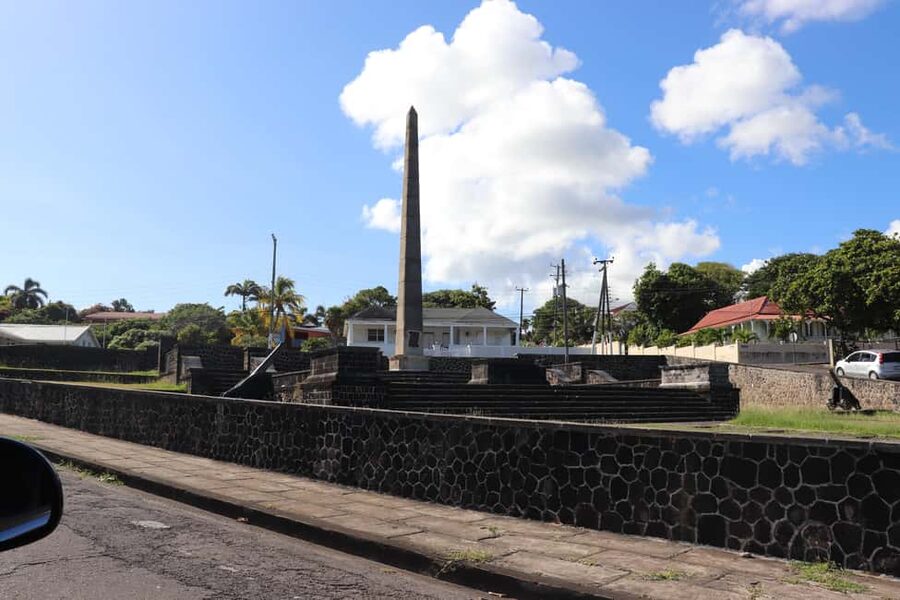Basseterre: St. Kitts Highlights Driving Tour - Passing Bloody Point on the Way to Brimstone Hill Fortress