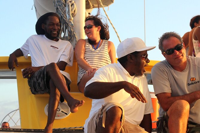 Catamaran Sunset and Cocktail Cruise - Port Zante Marina: shops first, then you’re off