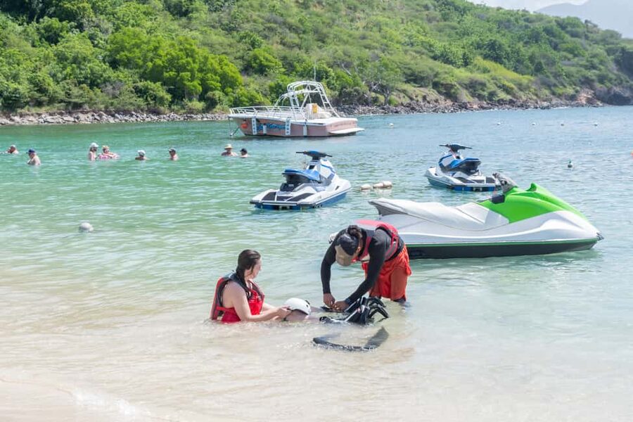Cockleshell: Beach Excursion, Snorkeling, and Scenic Views - Cockleshell Beach, Nevis, and the double-sea view