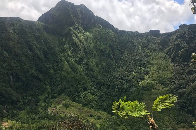 Hiking Mount Liamuiga Volcano in St Kitts - Getting to the trailhead: open-top safari truck through St Pauls