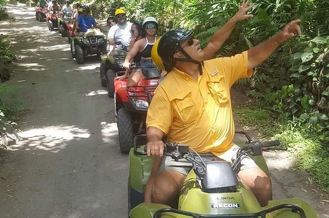 Jungle Bikes ATV Tour in St Kitts - Entering The Sugarcane Trails With Jungle Bikes
