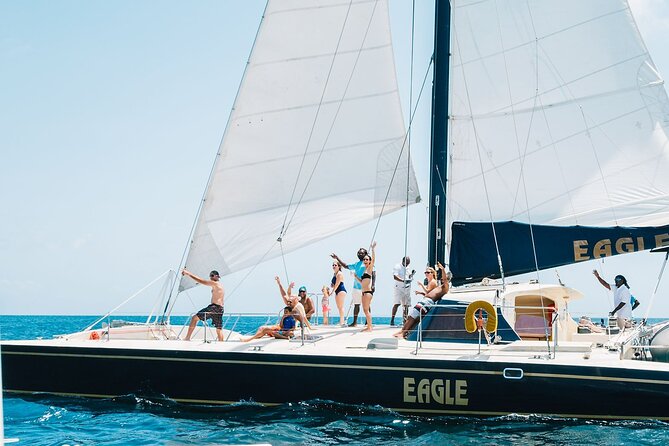 Leisure Full Day Catamaran (Blue, Aqua or LIC) - Drinks, rum punch, and the open-bar reality check
