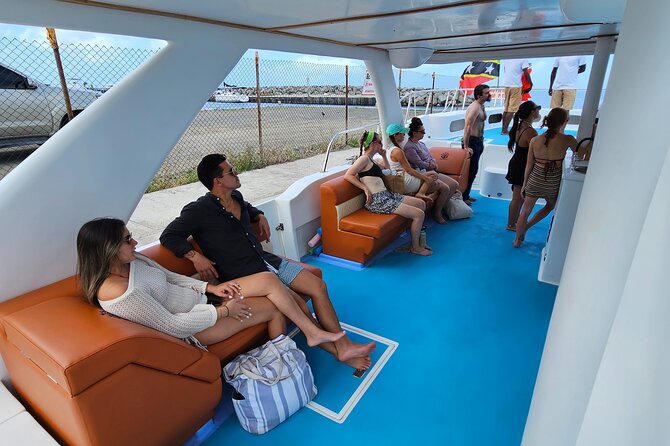 Private Half Day with Waterslide Boat - Frigate Bay Start: Meeting Point and Cruise-Ship Timing