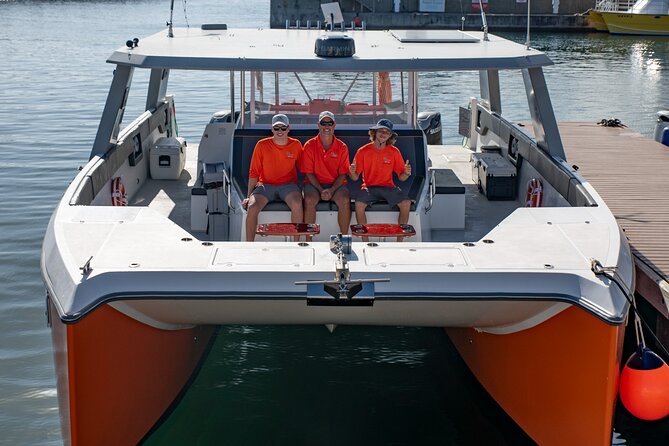 Private Luxury Full day Boat Charter With Lunch - Chilling in the Bay: The Inflatable Island Moment