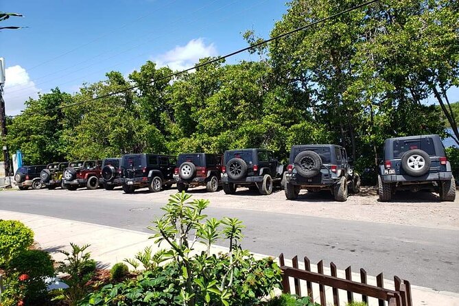 Self Drive 4x4 Off Road Jeep Wrangler & Beach Chill - Stop 2: Frigate Bay Beach Chill, Rum Punch or Fruit Punch Included