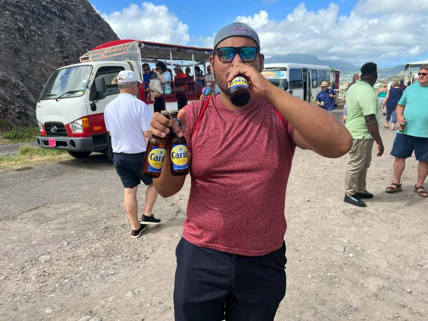 St. Kitts: Basseterre, Royal Highlight Tour - Timothy Hill and the sea split: Atlantic meets Caribbean