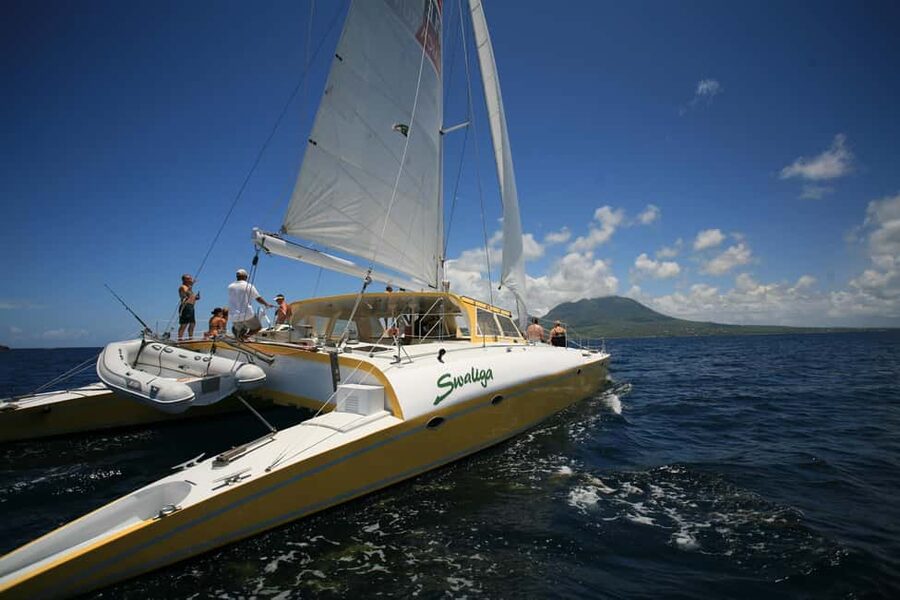 St. Kitts Full-Day Catamaran Cruise to Nevis - The Catamaran Route to Nevis: A Real Day, Not a Quick Transfer