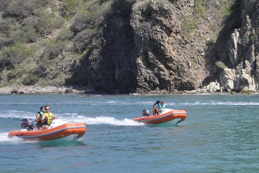 St Kitts Mini Speedboat and Snorkel Tour - Snorkeling in a Secluded Cove, With Real Setup Help