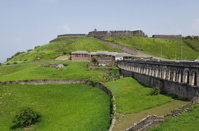 St Kitts Sightseeing Tour to Brimstone Hill Fortress with Beach Visit - Estates, the 400-year-old Saman tree, and Sandy Point views