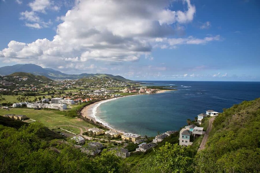 St. Kitts: Top Sights Guided Van or Open-Air Safari Tour - Frigate Bay Beach Time: Sun, Swim Options, and Sea Views