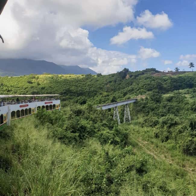 Sugar Train Tour & Drinks|Pick-Up &Drop Off From Cruise Port - The guide narration: how the story fits the scenery