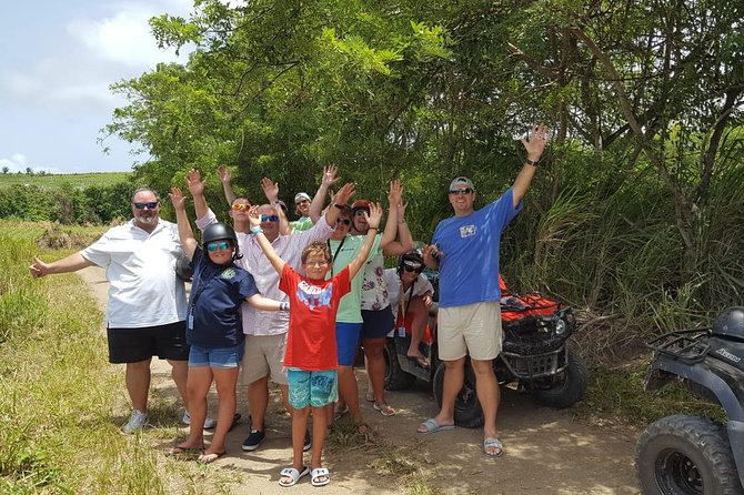 Sunny Blue Rentals in St Kitts for ATV and Dune Buggy Combo Tours - Stop highlights: Black Rocks and the wild countryside breaks