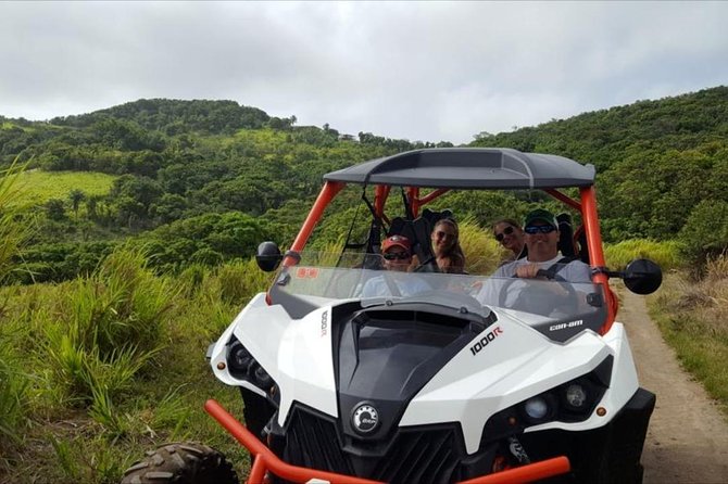 Sunny Blue Rentals in St Kitts for ATV and Dune Buggy Combo Tours - Safety in the real world: permits, helmets, and guide control